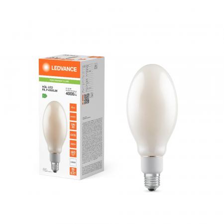 Ledvance E27 LED Straßenlampe HQL 4000LM 21.6W wie 80W 840 4000K IP65