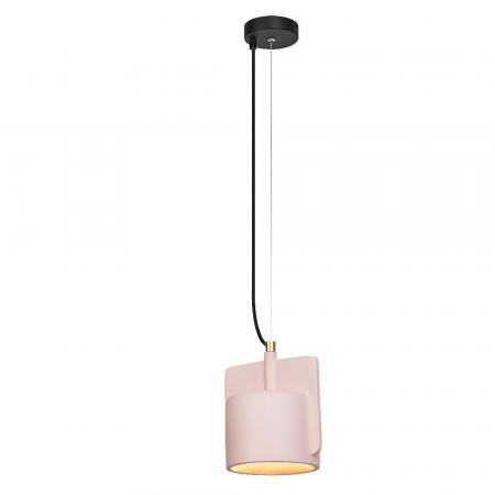 Osram Imopsante Pendelleuchte Decor Mold aus Beton und Metall in Rosé mit E27-Fassung Ø 19 cm