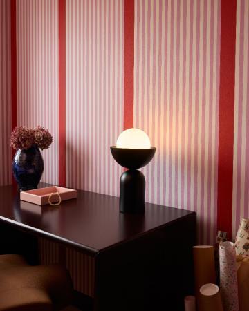 OSRAM Tischleuchte Decor Bowl Table in Blau/ Rosa Ø 20 cm aus Stahl mit E14 Fassung