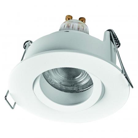OSRAM SMART+ MATTER LED Spot Recess GU10 IP65 Adjustable 4,7W RGBW Sandweiß Einbaustrahler - Einbaudurchmesser 68mm, Einbautiefe 115mm