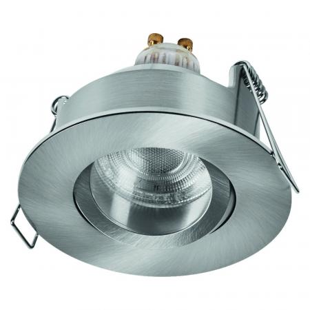 OSRAM SMART+ MATTER LED Spot Recess GU10 IP65 Adjustable 4,7W RGBW Satin Nickel Einbaustrahler - Einbaudurchmesser 68mm, Einbautiefe 115mm