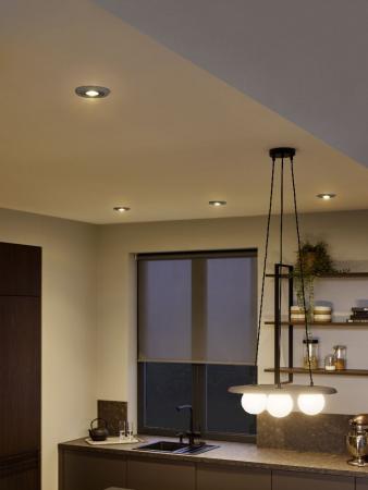 OSRAM 3-flammige Pendelleuchte Decor Clay Nest aus Ton mit matten Glaskugeln mit 3 x G9 Fassung braun