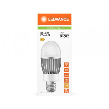 Ledvance E40 LED Straßenlampe HQL 5400LM 41W wie 125W 827 2700K IP65