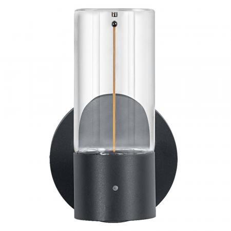 OSRAM ENDURA Decor Filament Wall Daylight Sensor 6.5W IP54 Dark Grey Außenwandleuchte