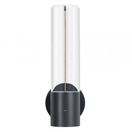 OSRAM ENDURA Decor Filament Wall Daylight Sensor 8W IP54 Dark Grey Außenwandleuchte