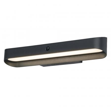 OSRAM ENDURA Style USB Volt Oval Sensor IP54 Dark Grey Akku Außenwandleuchte