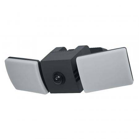 OSRAM ENDURA Style USB Volt 2 Flood Adjustable Sensor IP54 Dark Grey Akku Außenstrahler