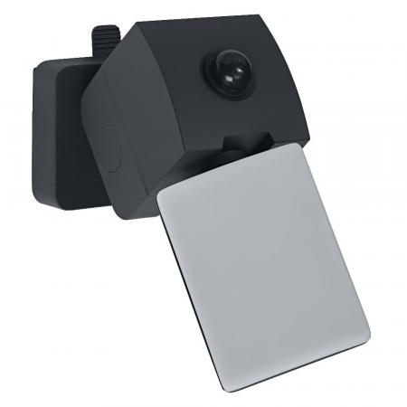 OSRAM ENDURA Style USB Volt Flood Adjustable Sensor IP54 Dark Grey Akku Außenstrahler