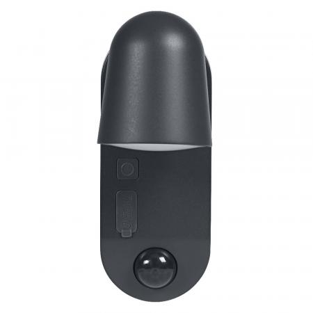 OSRAM ENDURA Style USB Adjustable Round Sensor IP54 Dark Grey Akku Außenwandleuchte
