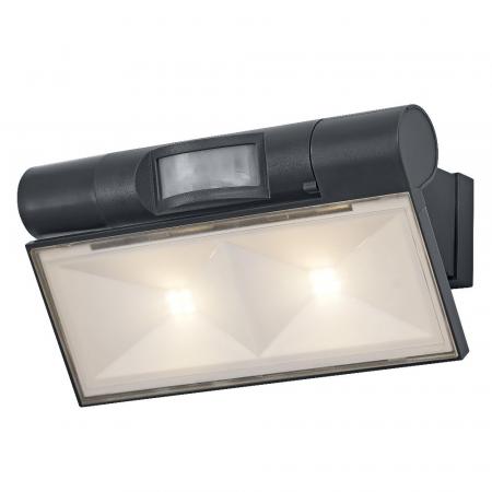 OSRAM ENDURA Style USB Adjustable Up-Down Double Sensor IP44 Dark Grey Akku Außenwandleuchte