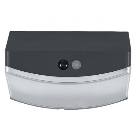 OSRAM ENDURA Style USB Wall Step M Sensor IP44 Dark Grey Akku