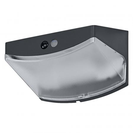 OSRAM ENDURA Style USB Wall Step M Sensor IP44 Dark Grey Akku