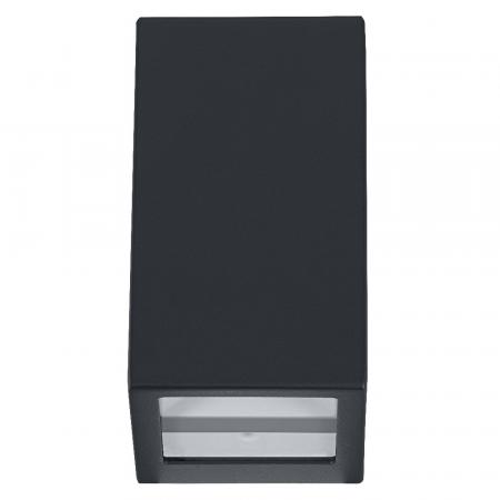 OSRAM ENDURA Style USB Wall Step Slim Sensor IP44 Dark Grey Akku LED Außenwandleuchte mit Bewegungsmelder