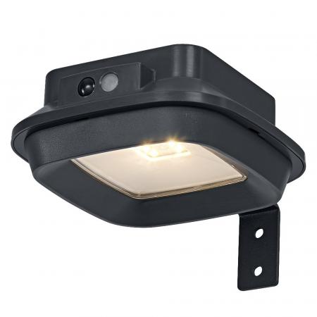 OSRAM ENDURA Style USB Wall Step Slim Sensor IP44 Dark Grey Akku LED Außenwandleuchte mit Bewegungsmelder