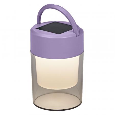 OSRAM ENDURA Style Solar Table IP44 Purple LED Solar Tischleuchte
