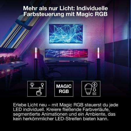 3 Meter Osram SMART+ WiFi Flex Magic LED-Strip RGB mit Fernbedienung oder per App steuerbar indoor IP20