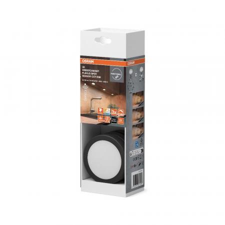 OSRAM Undercabinet Flexus Spot 9.8W CCT DIM Schwarz Unterbauleuchte Schrank