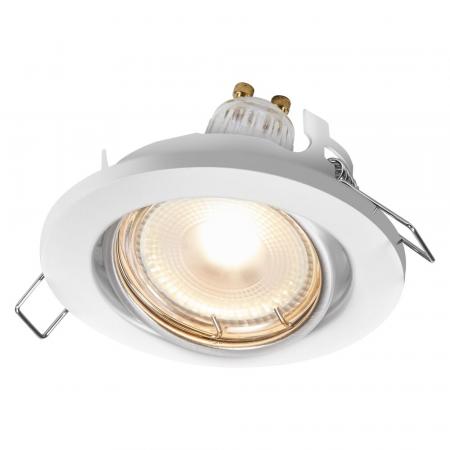 3er Set OSRAM GU10 Spot Set Recess Adjustable 4,5W 827 Weiß LED Einbaustrahler - Einbaudurchmesser 68mm, Einbautiefe 100mm
