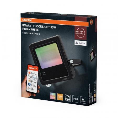 OSRAM SMART+ MATTER Floodlight 30W Multicolour IP65 Dunkelgrau