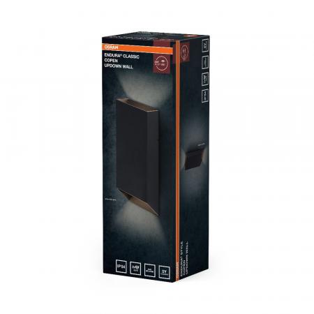 OSRAM ENDURA Classic Copen Updown Wall GU10 IP54 Dark Grey Außenwandleuchte