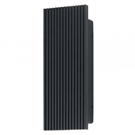 OSRAM ENDURA Style Striped Box Wandleuchte Up Down 6W IP54 Dunkelgrau