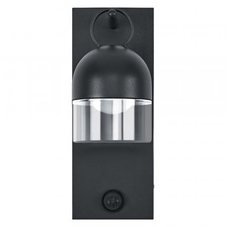 OSRAM ENDURA Style Cowbell IP65 Wall Sensor 6W Dark Grey Außenwandleuchte