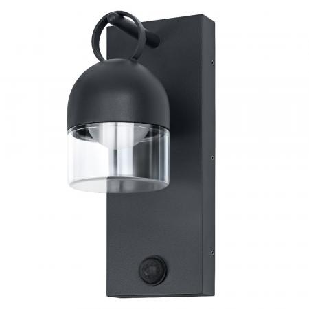 OSRAM ENDURA Style Cowbell IP65 Wall Sensor 6W Dark Grey Außenwandleuchte