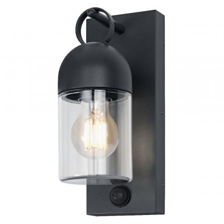 OSRAM ENDURA Classic Cowbell IP65 Wall Sensor E27 Dark Grey Außenwandleuchte