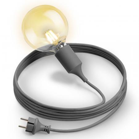 OSRAM ENDURA Decor Portable Pendant Pendeleuchte 5m 2,5W E27 IP44 Grau