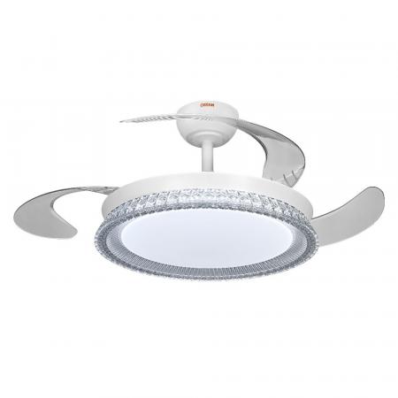 OSRAM Ceiling Fan Cierzo 1220 mm 60W CCT RGB Deckenventilator mit LED-Licht und Fernbedienung