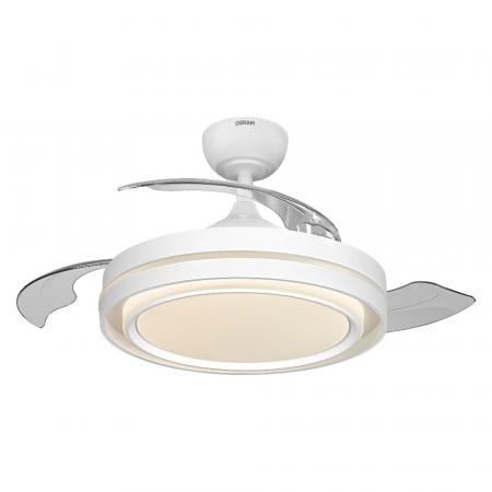 OSRAM Ceiling Fan Poniente 1060 mm 66W CCT Deckenventilator mit LED-Licht und Fernbedienung