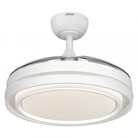 OSRAM Ceiling Fan Poniente 1060 mm 66W CCT Deckenventilator mit LED-Licht und Fernbedienung