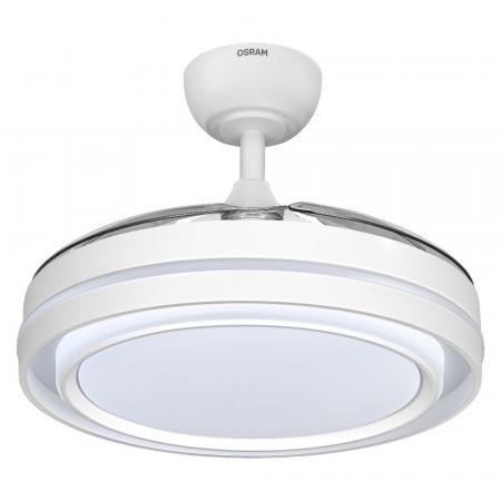 OSRAM Ceiling Fan Poniente 1060 mm 66W CCT Deckenventilator mit LED-Licht und Fernbedienung