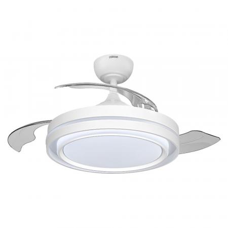 OSRAM Ceiling Fan Poniente 1060 mm 66W CCT Deckenventilator mit LED-Licht und Fernbedienung