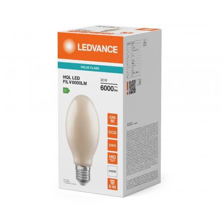 Ledvance E40 HQL LED Straßenlampe VALUE 6000LM 32W 840
