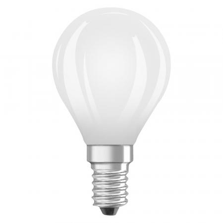 6er OSRAM E14 LED Lampe Classic matt 2,2W wie 40W warmweißes Licht 2700K - Energy efficiency class A