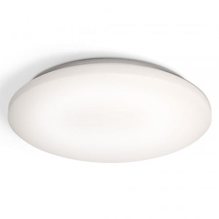 OSRAM Orbis LED Deckenleuchte mit Bewegungssensor ø30cm warmweißes Licht IP44 - spritzwassergeschützte Anbauleuchte in Weiß aus Aluminium, für Bad, Gänge und Flure