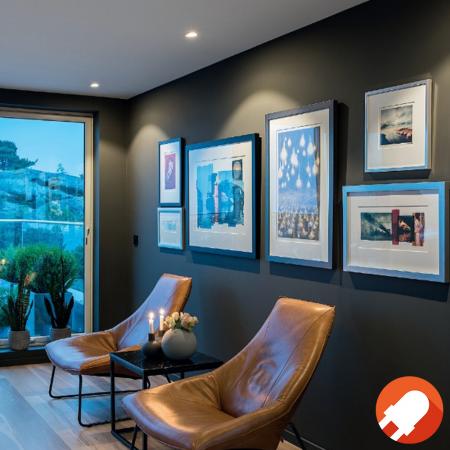 3er-Pack OSRAM LED Einbaustrahler-Set SPOT weiß dimmbar 2700k warmweißes Licht - stufenlos dimmbar über Wandschalter, IP20-Schutz für Innenräume