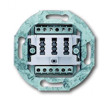 Busch-Jaeger 0242/04 TAE-Anschlussdose 2x6/6 NFF