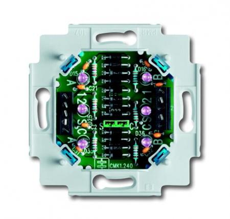 Busch-Jaeger 1566 U Kontrollanzeige-Einsatz 6-fach