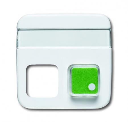 Busch-Jaeger 1572 CN-214 Zentralscheibe 2-fach mit Beschriftungsfeld