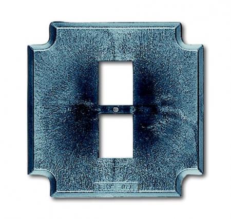 Busch-Jaeger 1713 Sockel für 2 Modular-Jack-Buchsen 0210 und 0211
