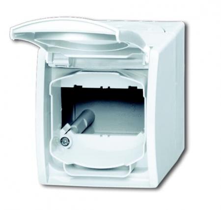 Busch-Jaeger 1758 WN-54 Gehäuse mit Beschriftungsfeld