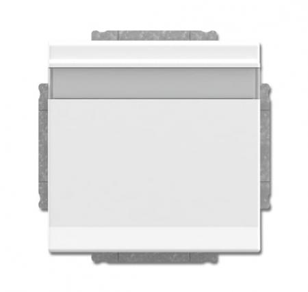 Busch-Jaeger 20 EUKNB-84 SCHUKO® Steckdosen-Einsatz mit Klappdeckel und Beschriftungsfeld