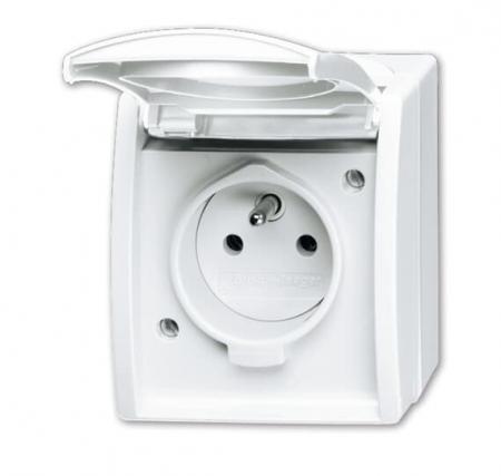 Busch-Jaeger 20 MW-54-500 Steckdose mit Erdungsstift