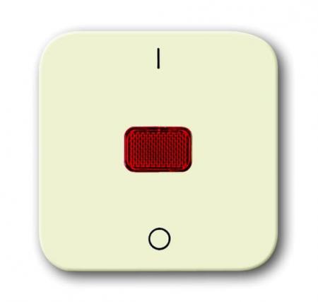 Busch-Jaeger 2508-212 Wippe mit roter Kalotte mit Aufdruck