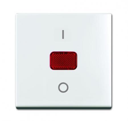 Busch-Jaeger 2508-914 Wippe mit roter Kalotte mit Aufdruck