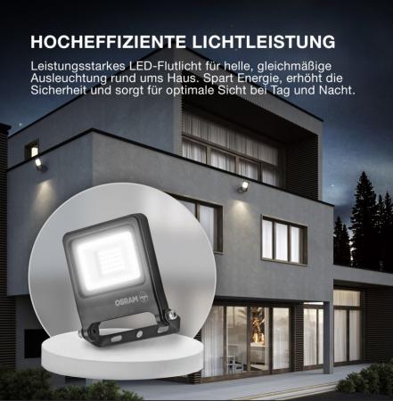 Osram  Endura Flood LED Fluter 10W IP65 weiß warmweißes licht