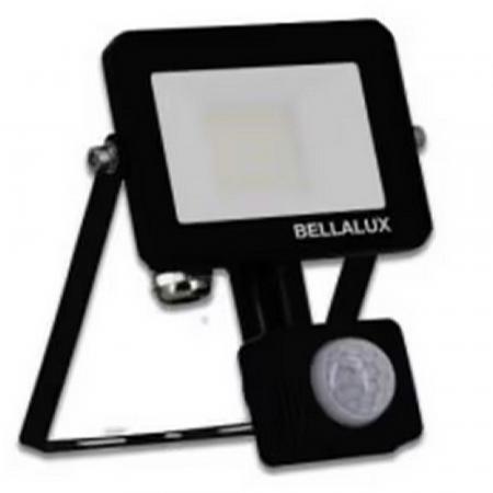 Bellalux Schwenkbarer LED Fluter VITAL mit Sensor schwarz 4000K neutralweißes Licht 10W IP65