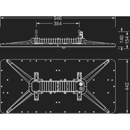 Siteco Highbay 21 maxi, eng strahlend, LED, 840, DALI 2, AC/DC LED Hallenleuchte 197,7W 4000K neutralweiß 38000lm
